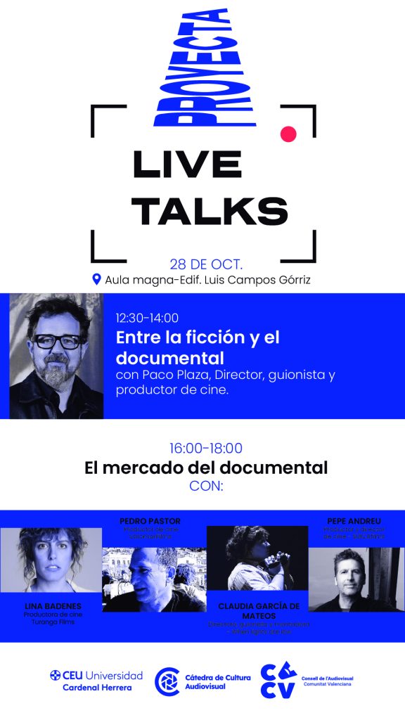 Live talks documentales